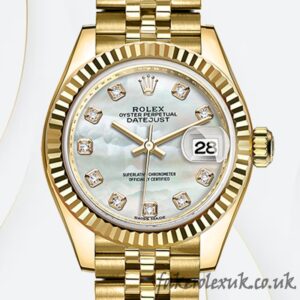 Rolex Datejust Ladies 28mm m279178-0025 Gold-tone