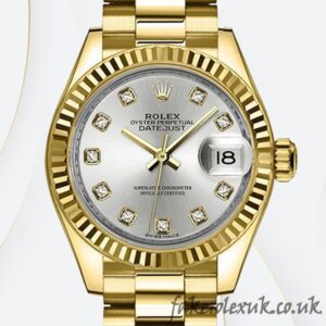 Rolex Datejust m279178-0015 Ladies 28mm Automatic Silver Dial